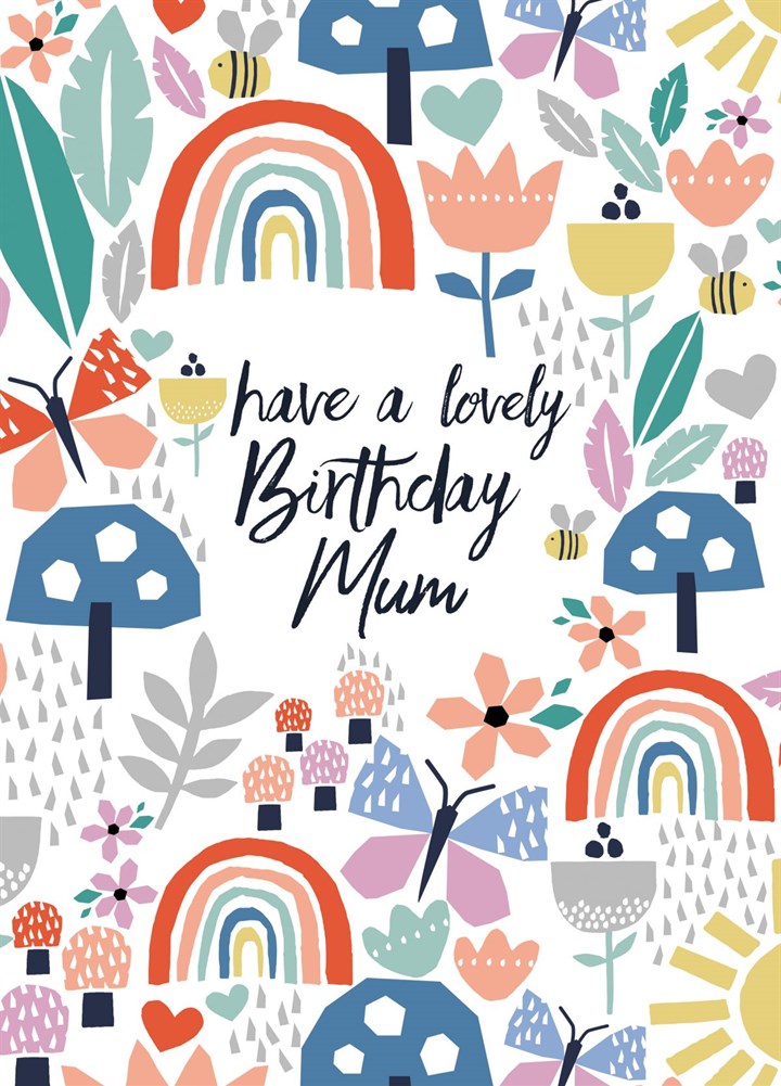 Happy Birthday Mum Card