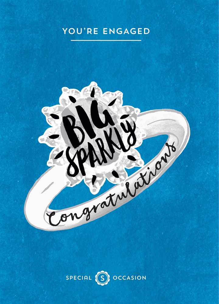 Big Sparkly Congratulations Card