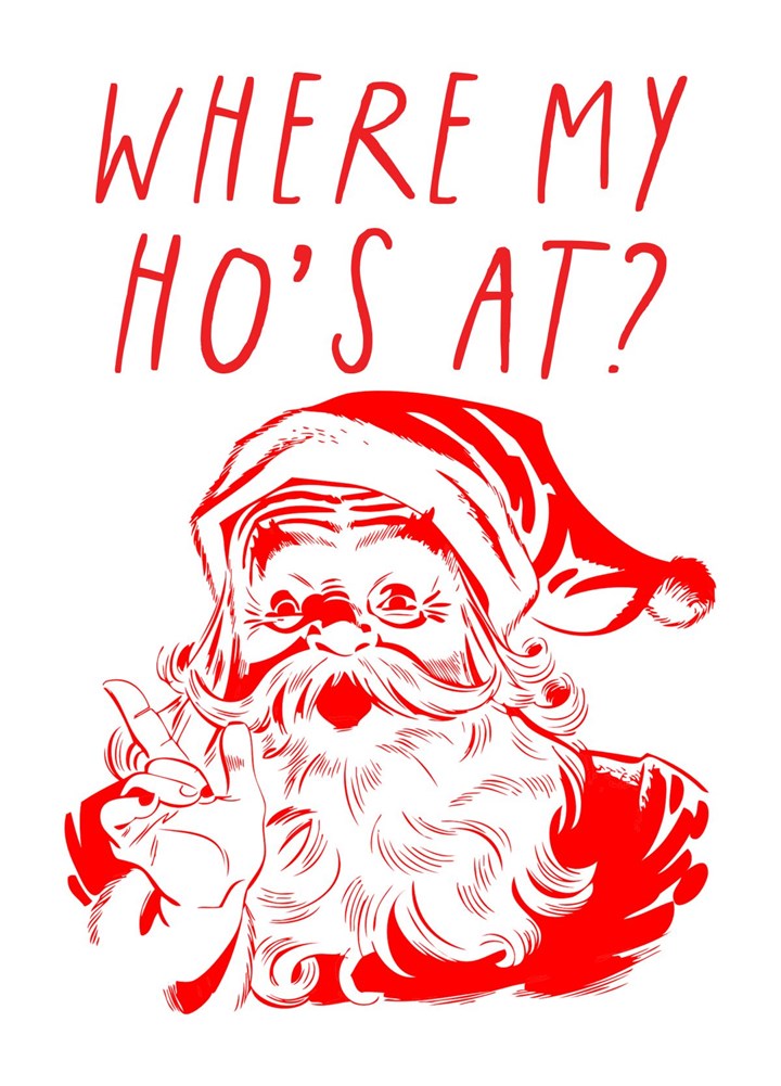 Funny Ho's Christmas Card