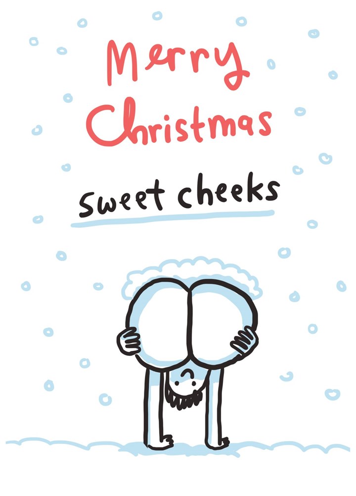 Merry Christmas Sweet Cheeks Card