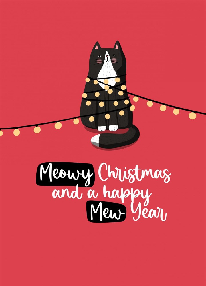 Meowy Christmas And A Happy Mew Year Card