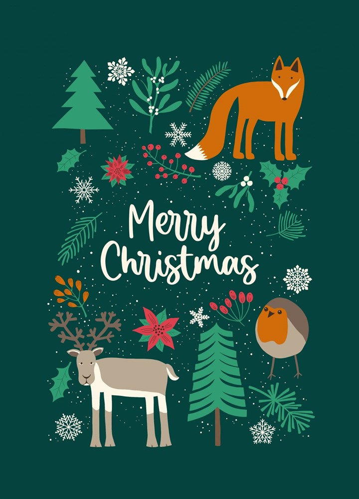 Woodland Christmas Card