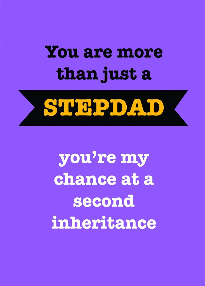 More Than Just A Stepdad Card