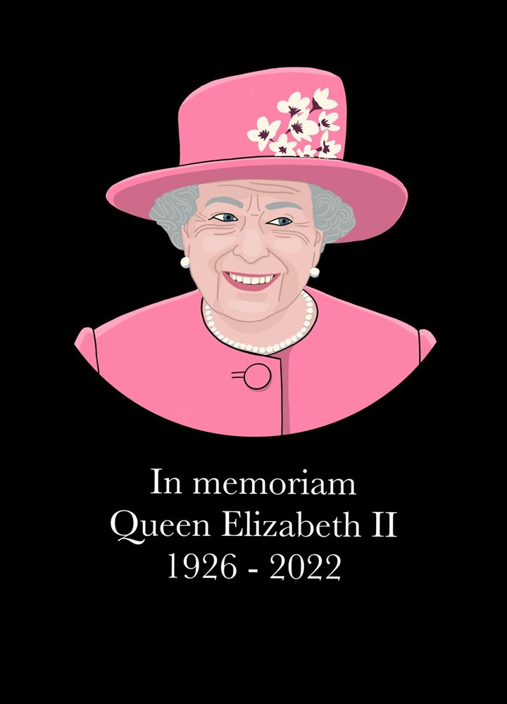 Queen Elizabeth Commemorative Card