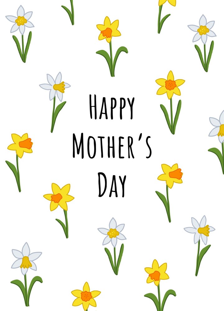 Happy Mother's Day Daffodils Card
