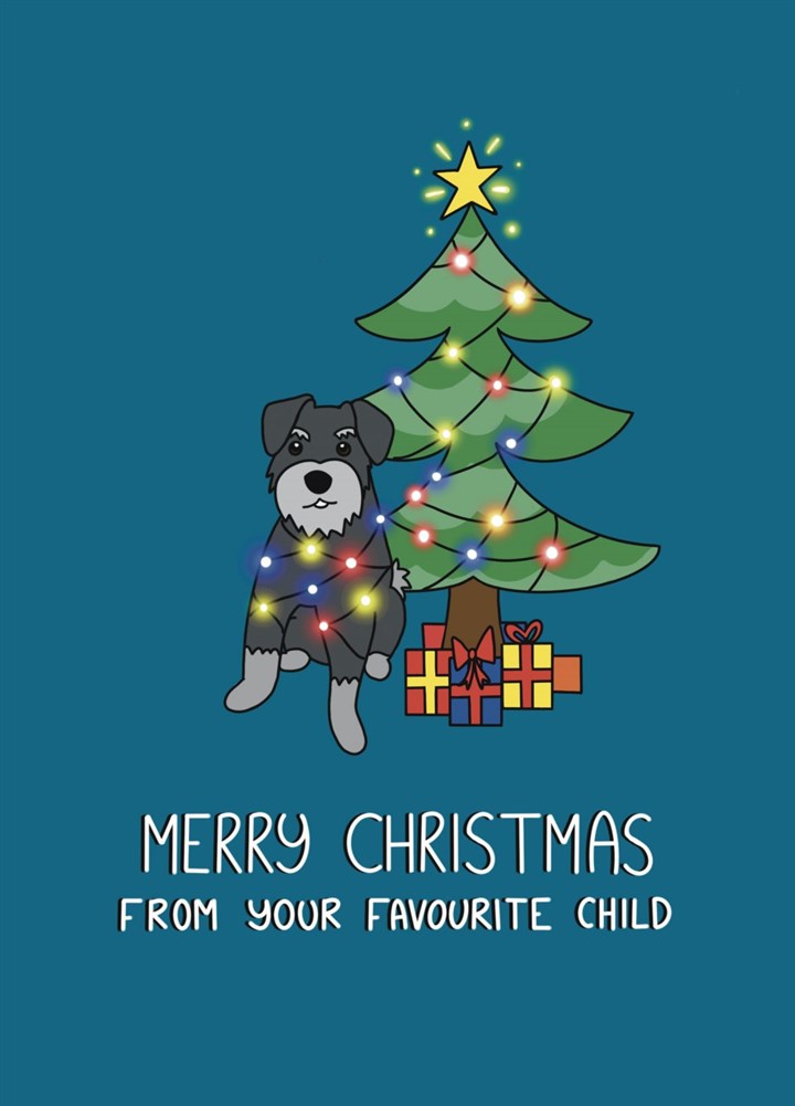 Merry Christmas From Your Favourite Child Card