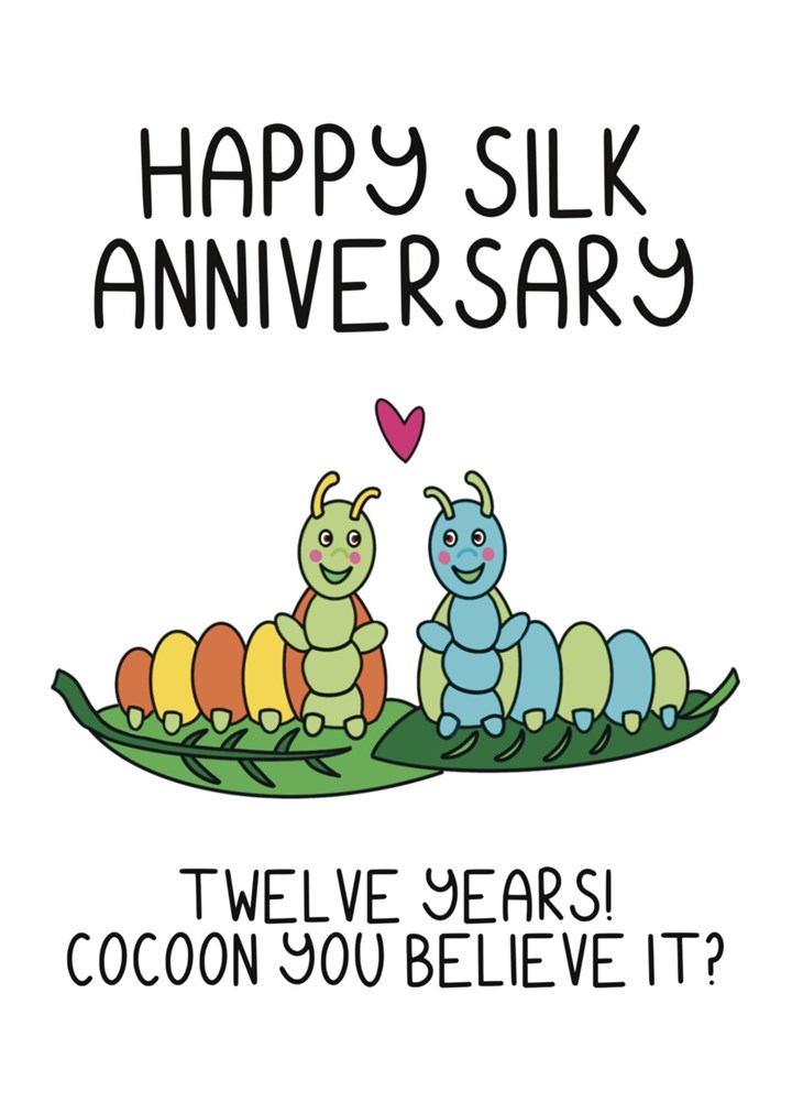 12 Years Together! Anniversary Card