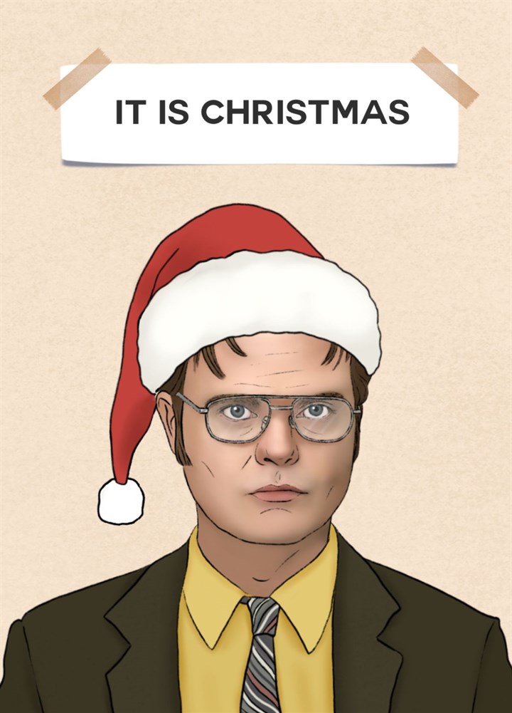Dwight Schrute Christmas Card