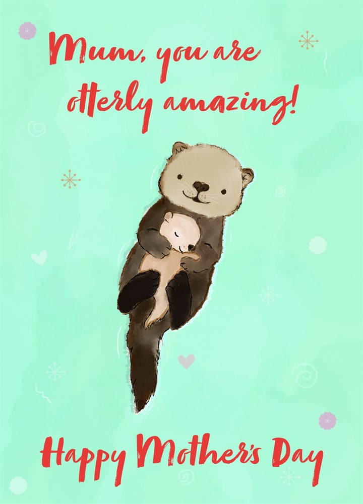 Otterly Amazing Mother's Day Card