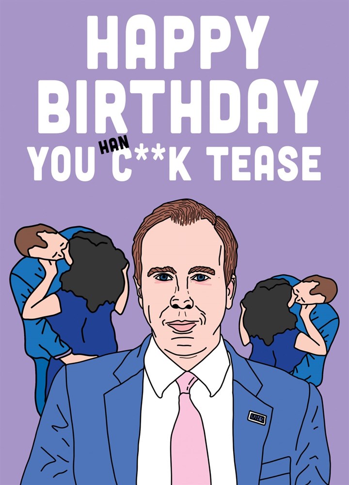 Happy Birthday You Hancock Tease Card