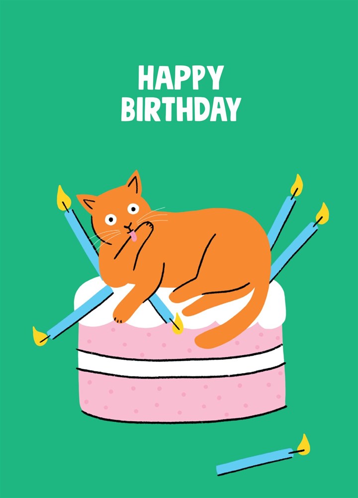 Cat Cake Card