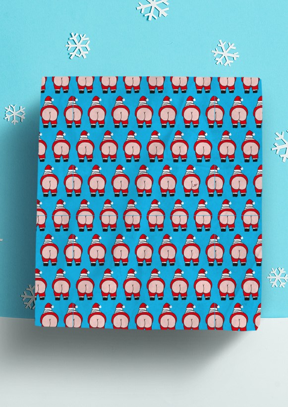 Santa's Ass Roll Wrap