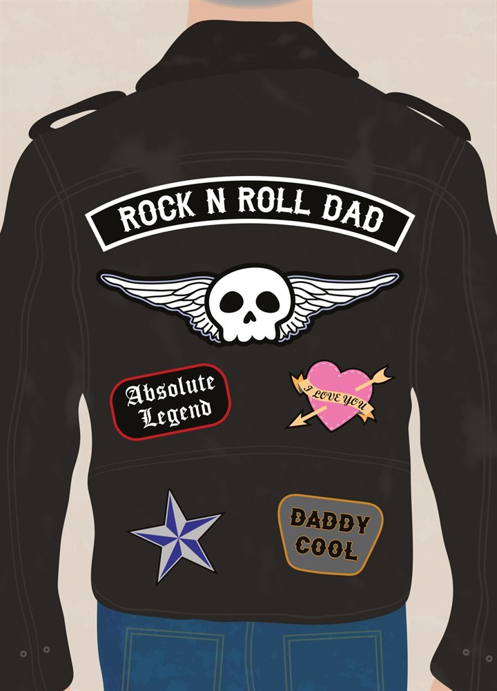 Rock N Roll Dad - Father's Day Card