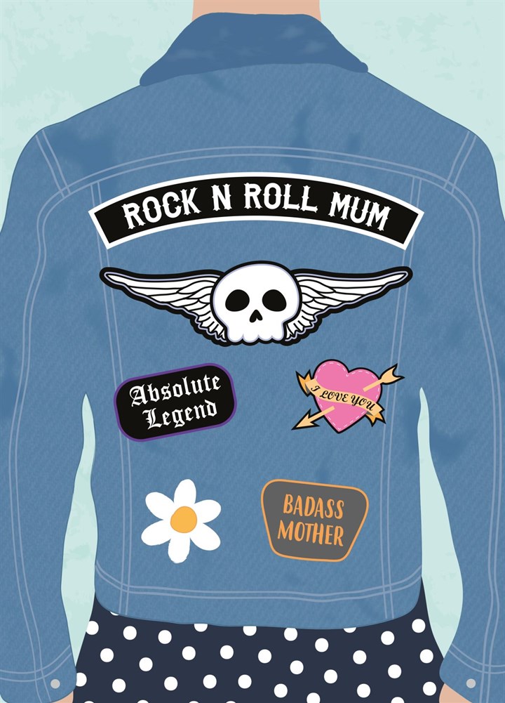 Rock N Roll Mum - Mother's Day Card