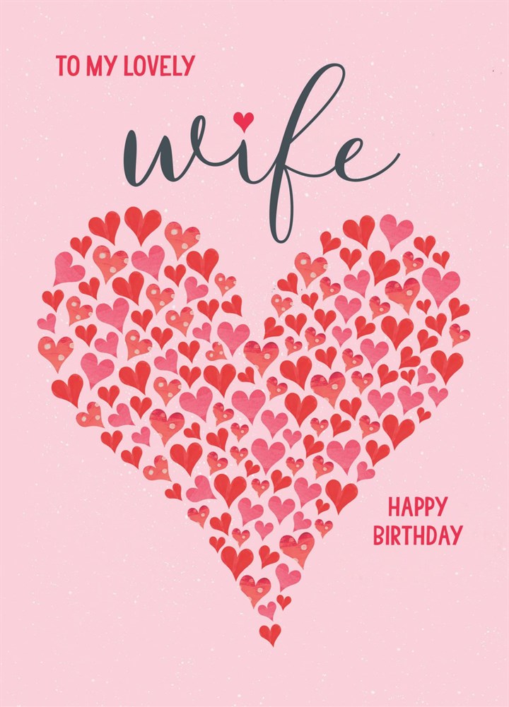To My Lovely Wife Card