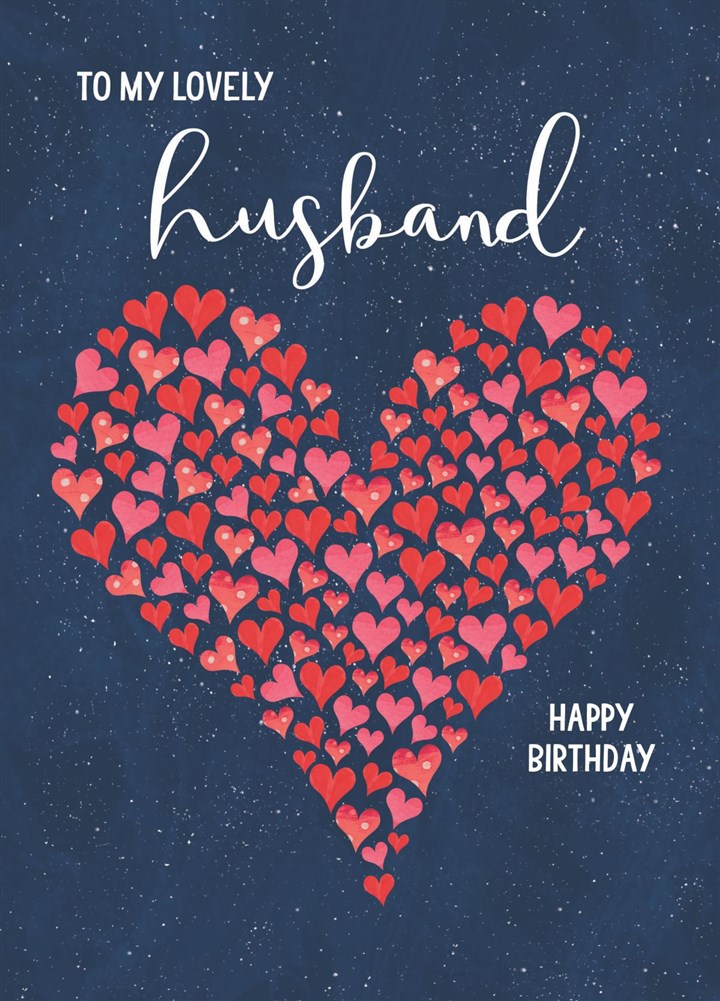 To My Lovely Husband Card