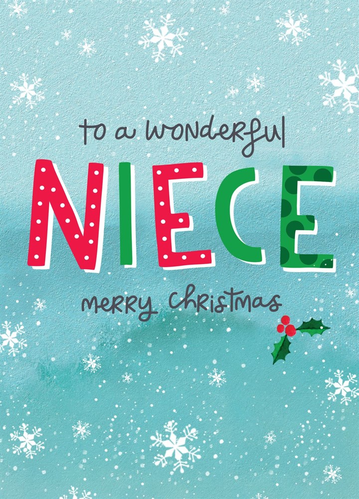 Tina Niece Christmas Card