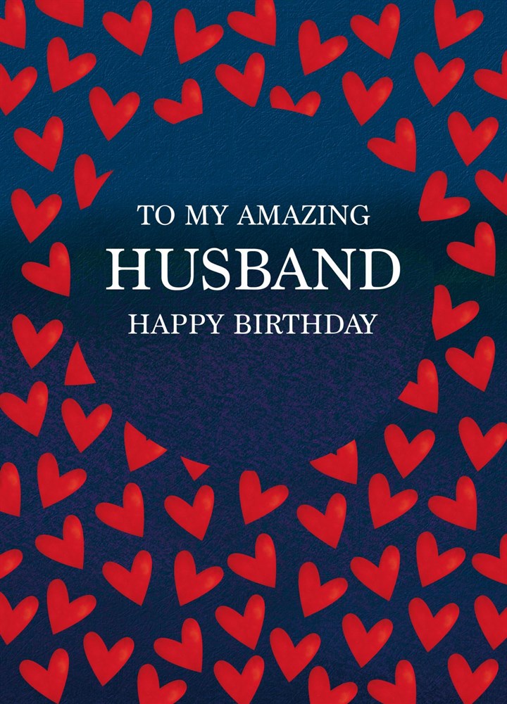 To My Amazing Husband Card