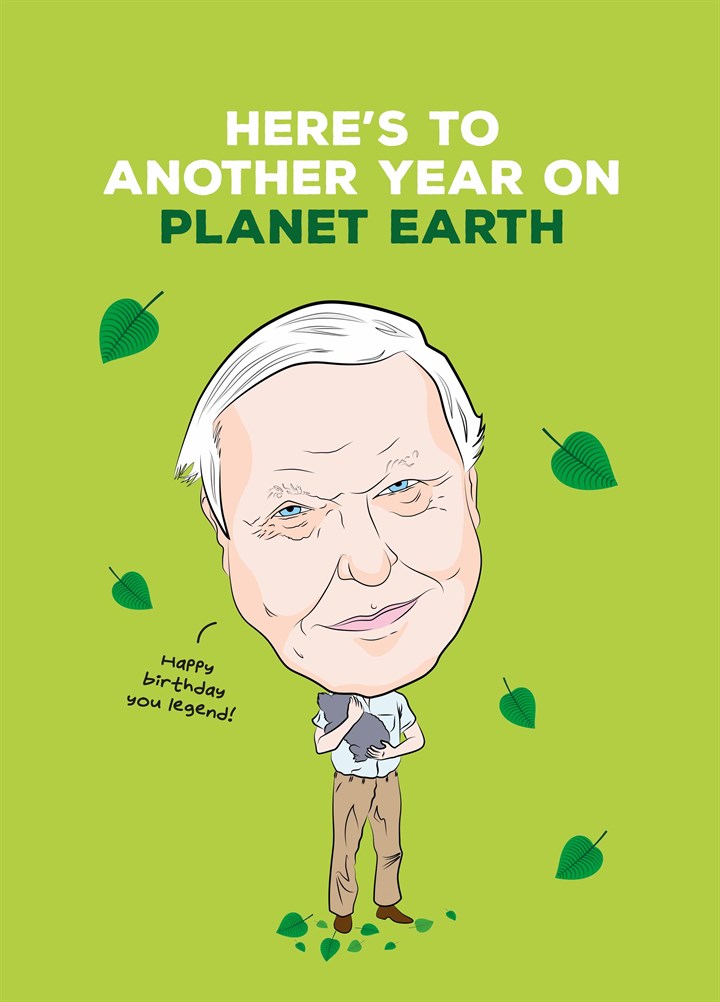 Another Year On Planet Earth Card
