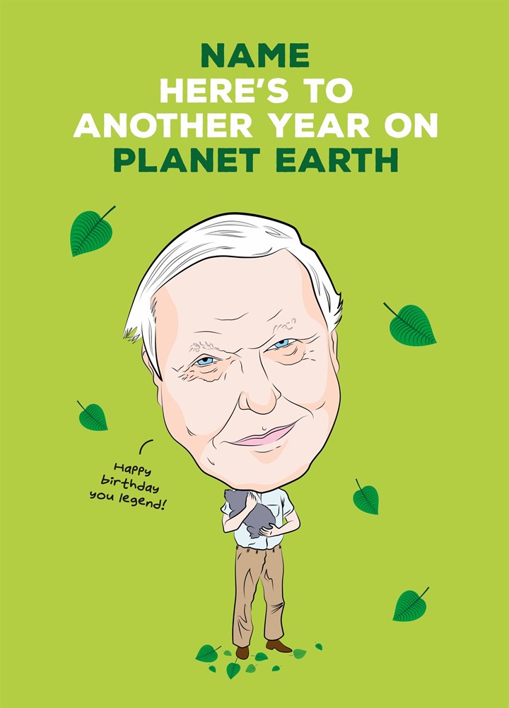 Another Year On Planet Earth Card