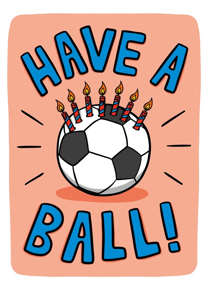 Football Pun Birthday Card