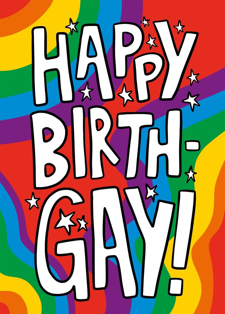 Gay Birthday Card
