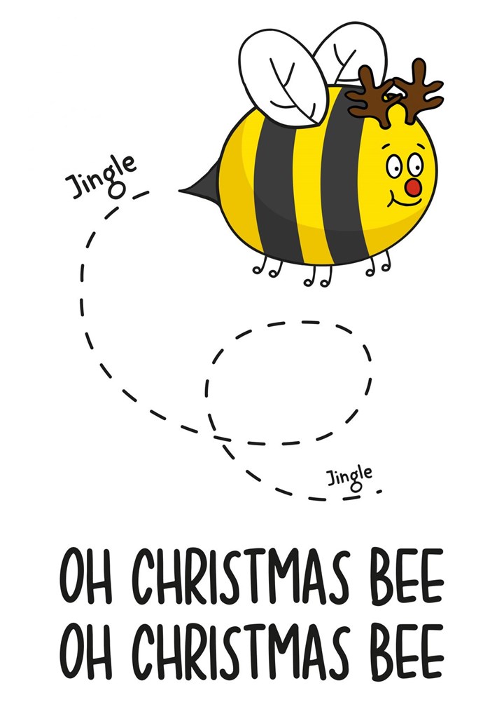 Oh Christmas Bee Card