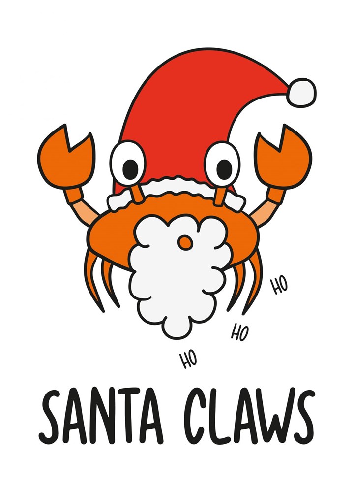 Santa Claus Pun Christmas Card