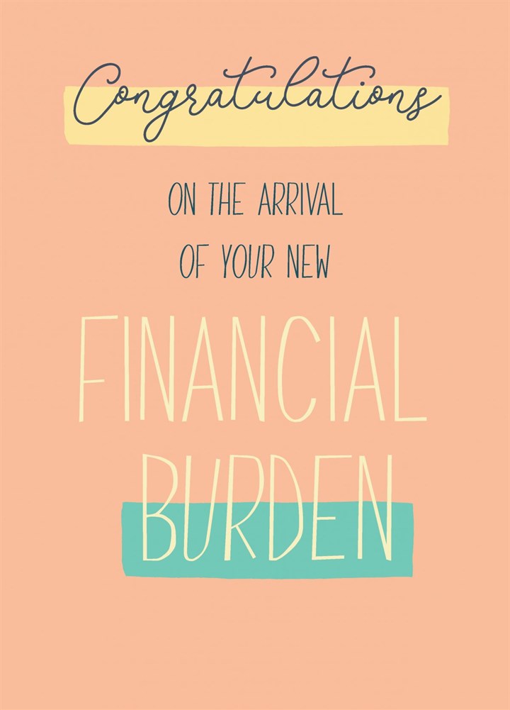 New Financial Burden - Pink Card