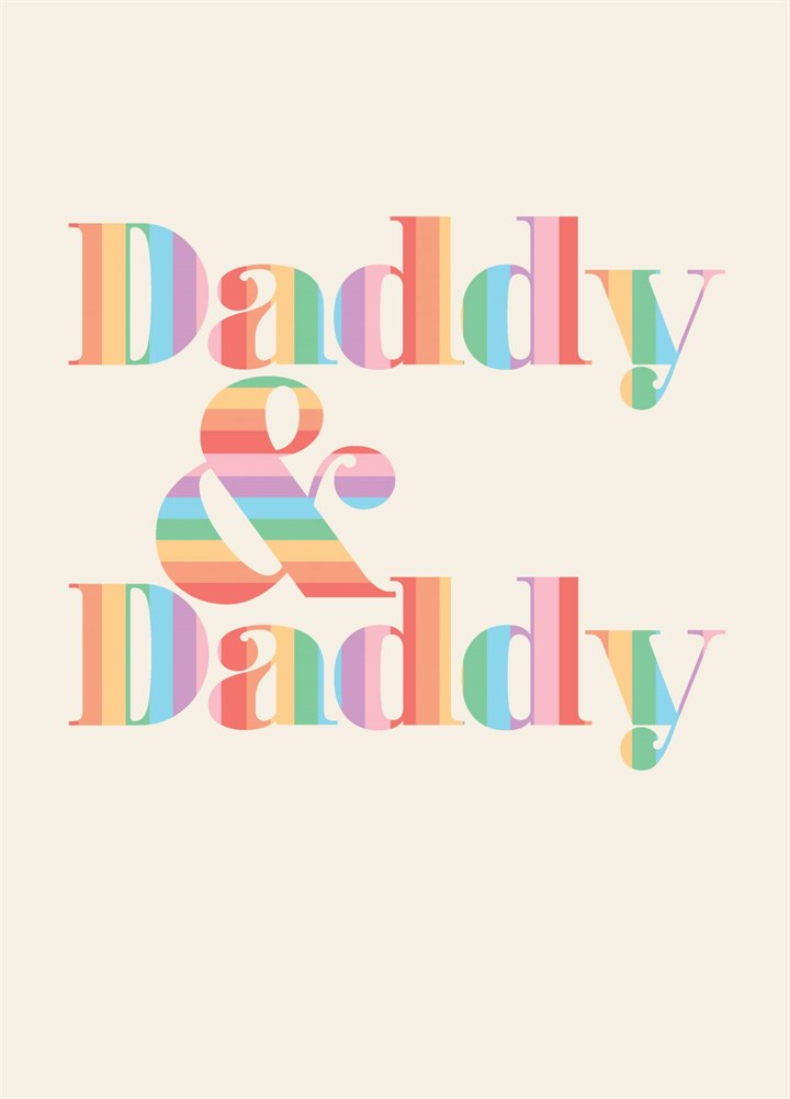 Daddy & Daddy Card