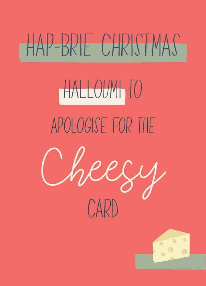 Hap-Brie Christmas Card