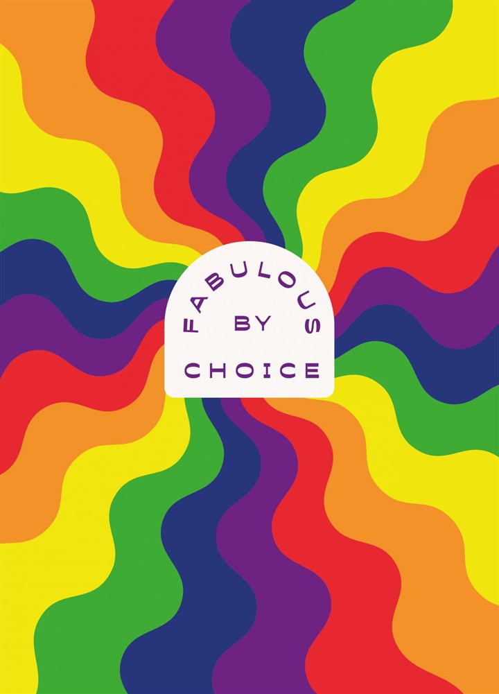 Fabulous By Choice Card