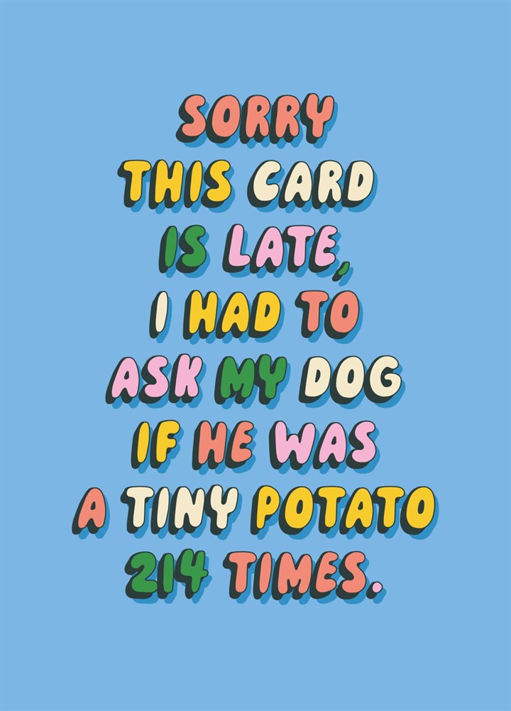 Tiny Potato Card