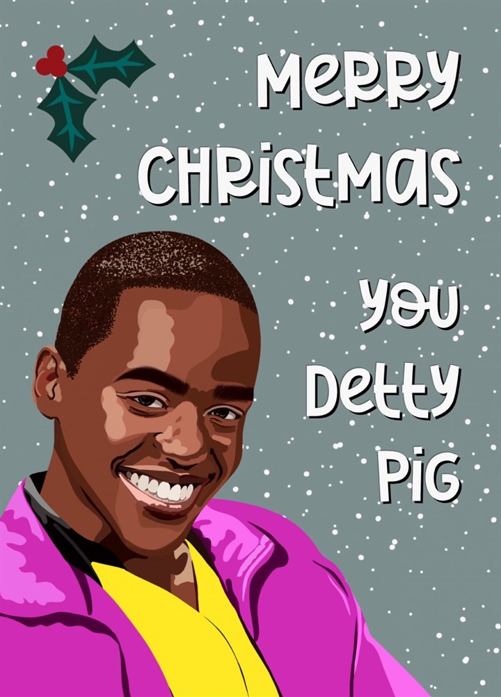Merry Christmas You Petty Pig Sex Education Card