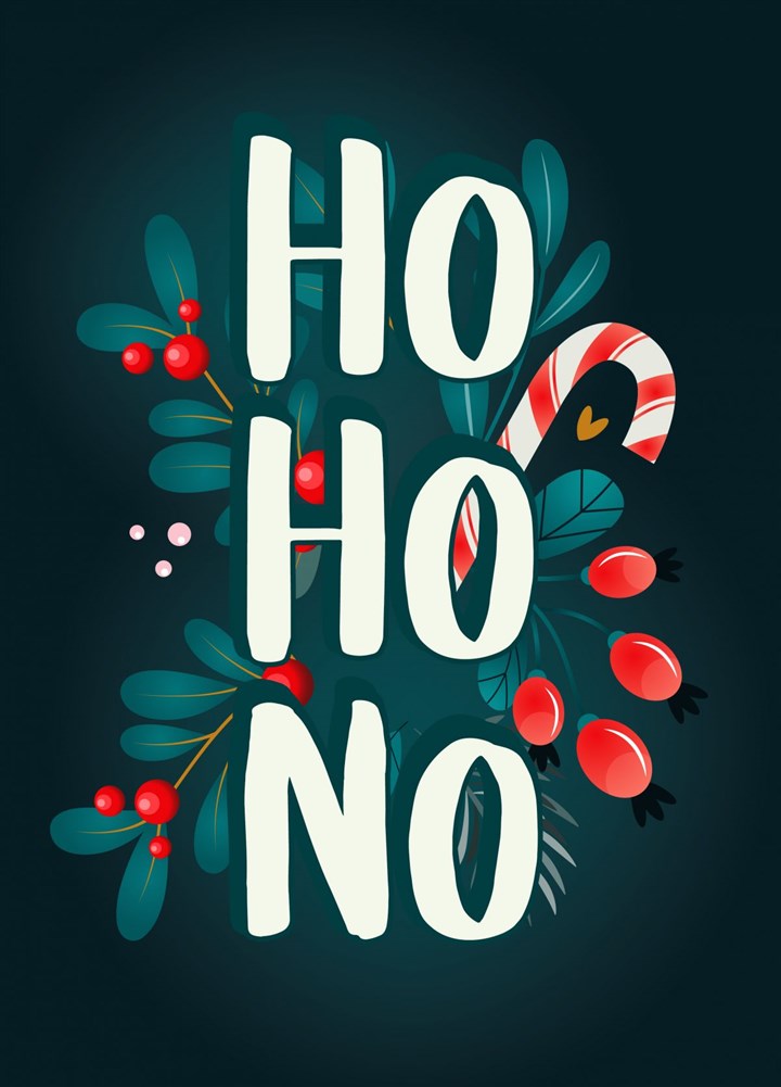Ho Ho No Card