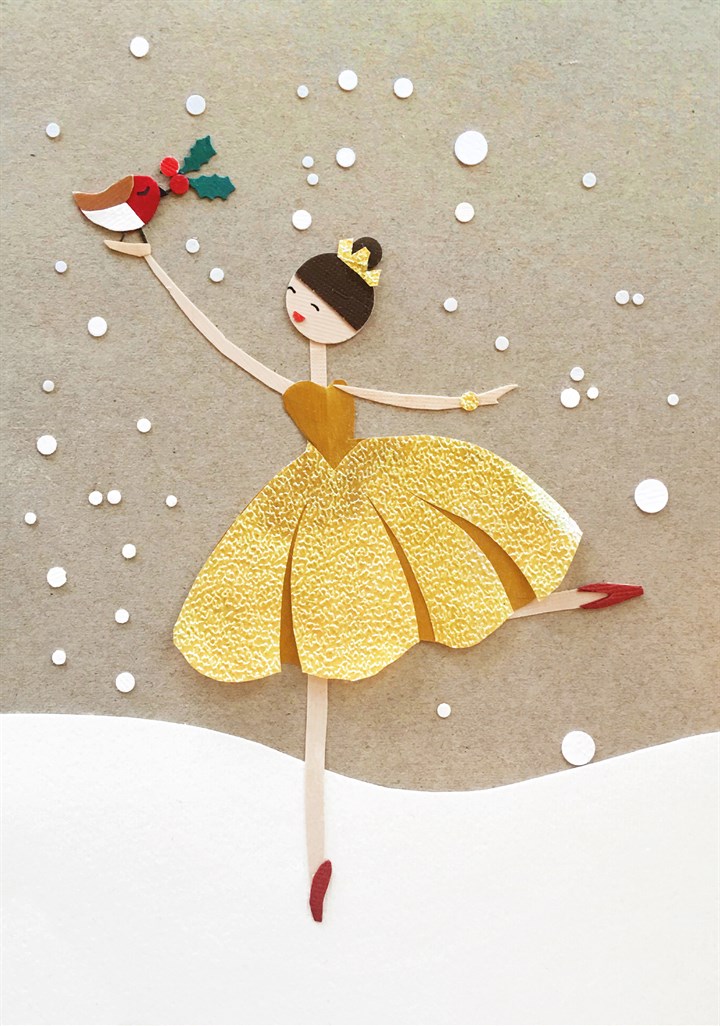 Christmas Ballerina Card