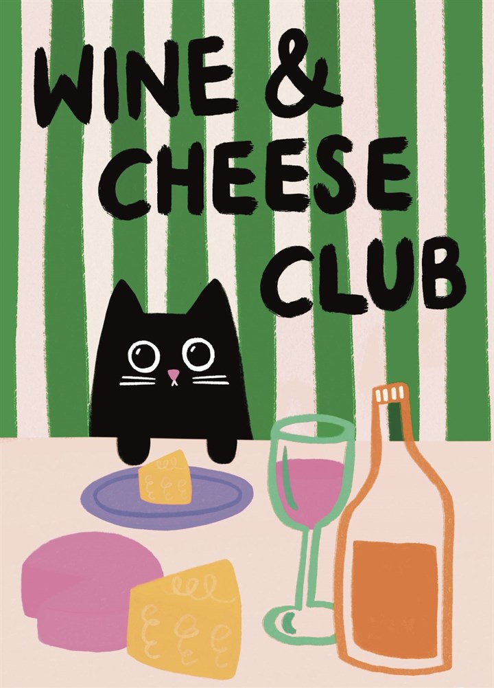Wine And Cheese Club Card