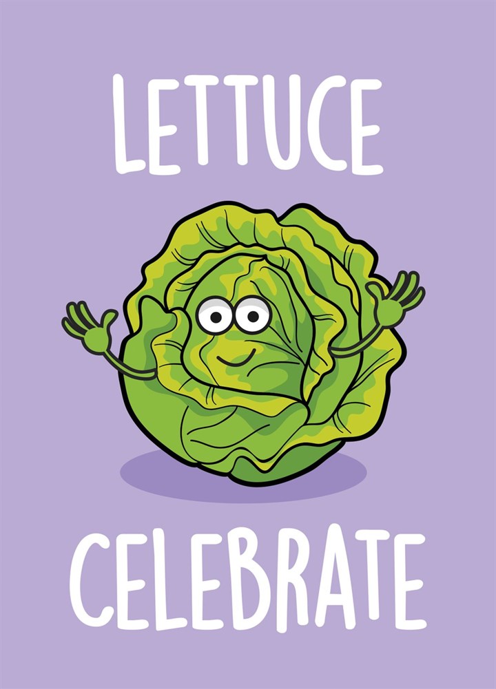 Congratulations - Lettuce Celebrate Card