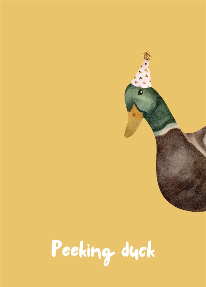 Peking Duck Birthday Card