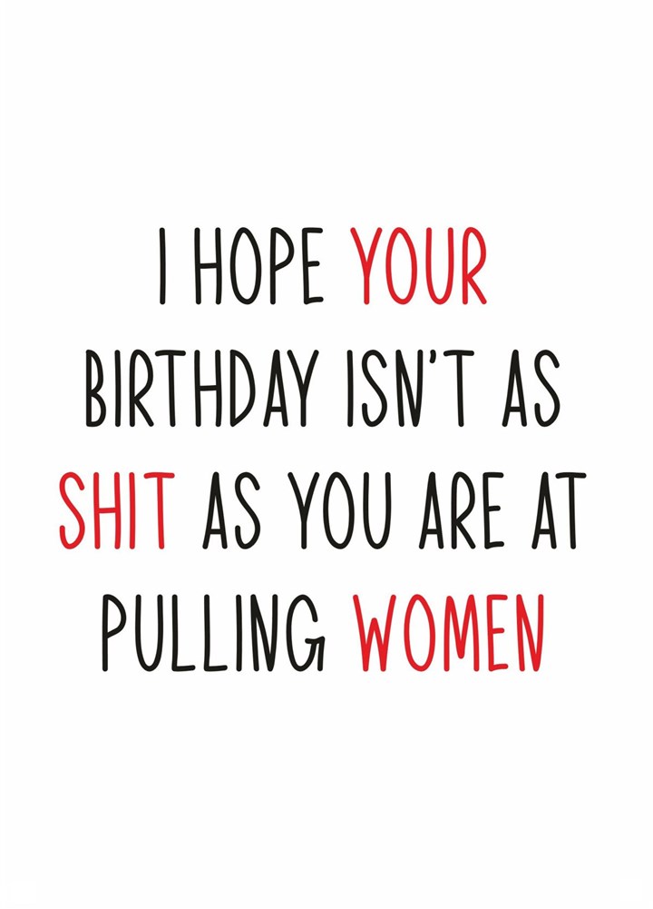 Pulling Women Birthday Card