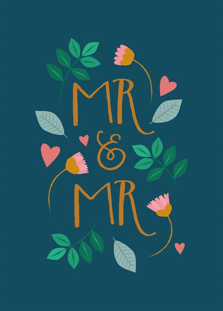 Congratulations Mr & Mr! Card