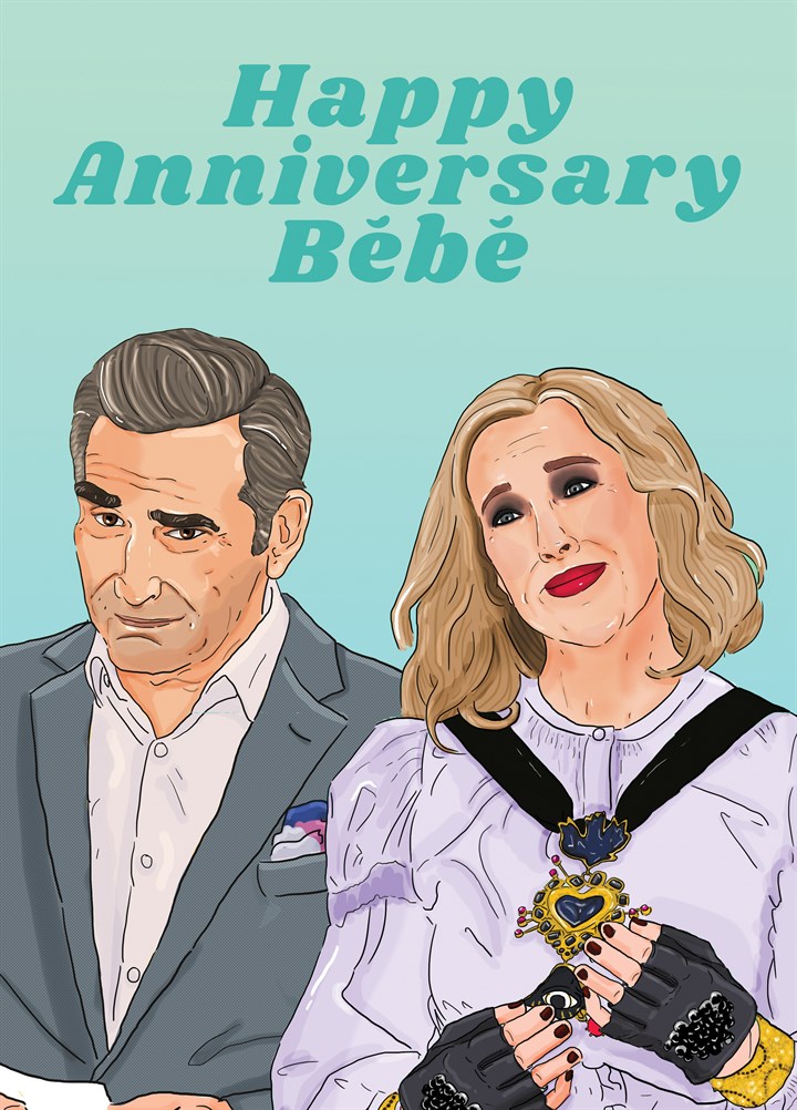 Johnny And Moira Anniversary Card