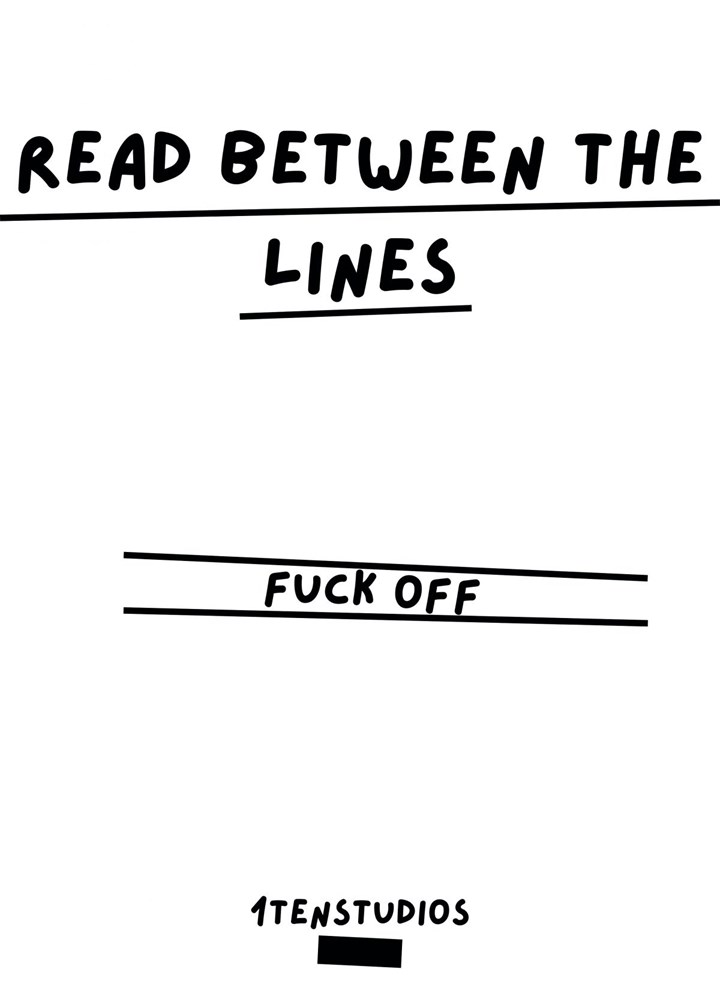 Read Between The Lines Card