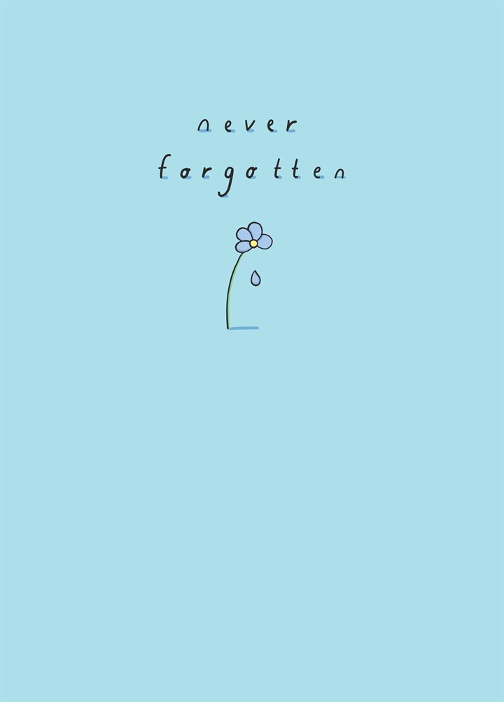 Never Forgotten Card
