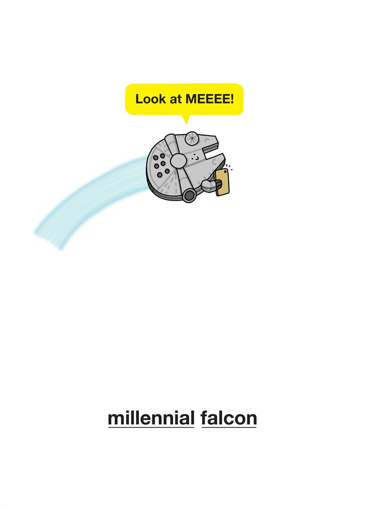Millennial Falcon Card