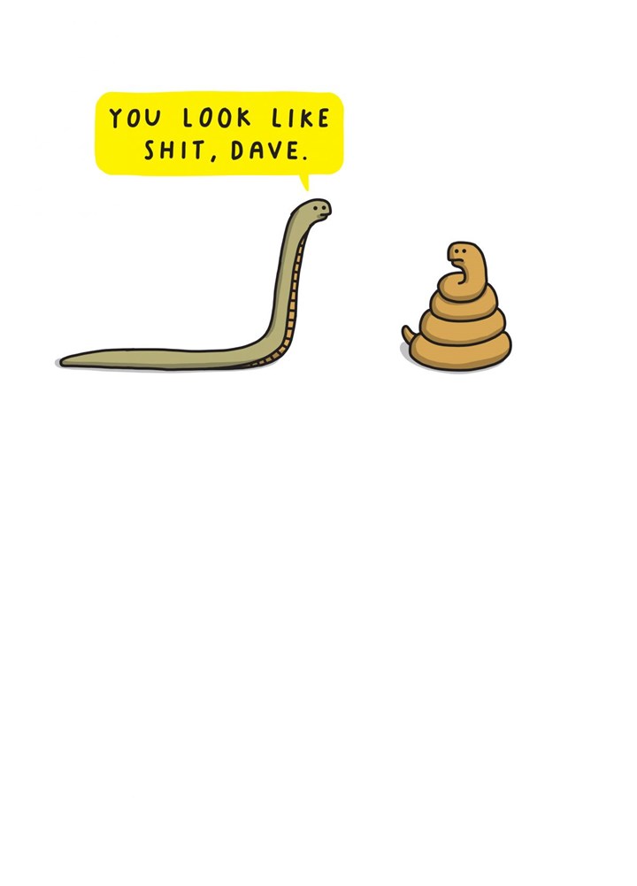 You Look Like Sh*t, Dave Card