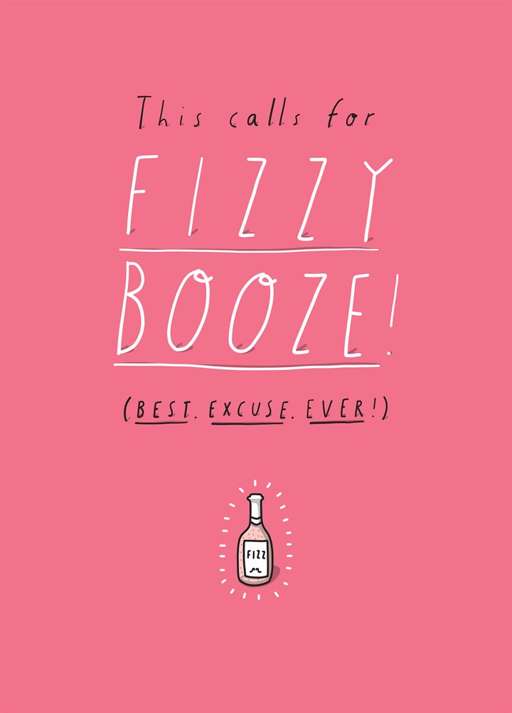 Fizzy Booze Card