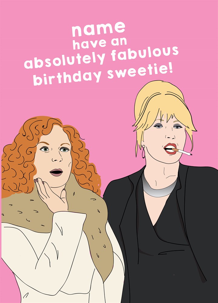 Absolutley Fabulous Birthday Card
