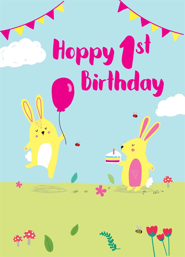 Hoppy Age Birthday Card