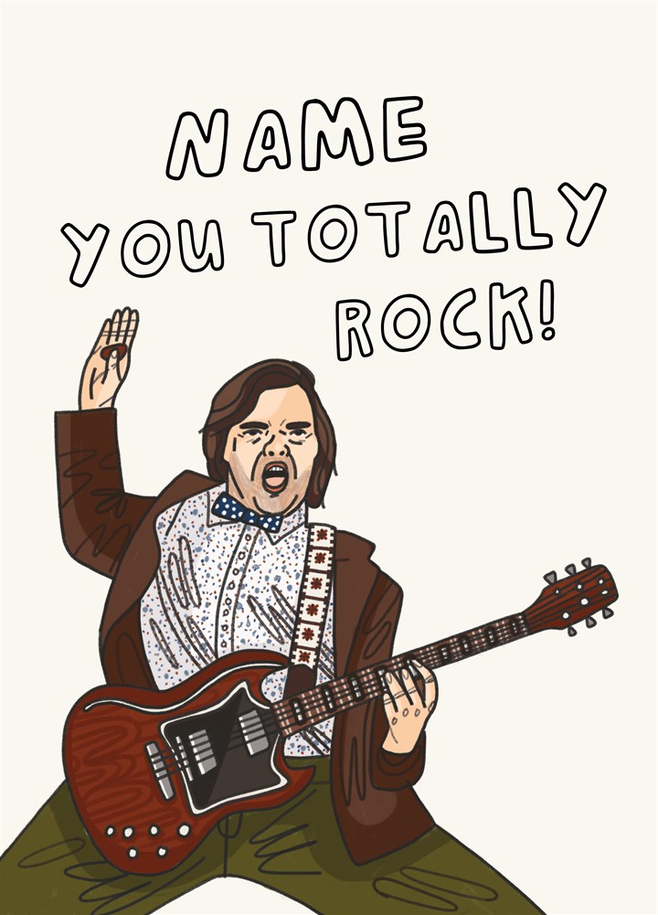 You Totally Rock Card